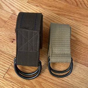 Bundle of Men’s Fabric Vintage D Ring Belts